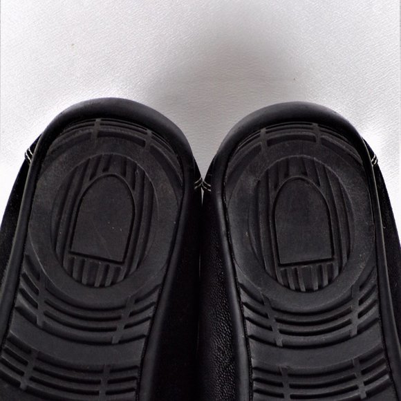 STEVE HARVEY CELEBRITY EDITION size 7 black flat-heel loafers all synth. mat. - Picture 14 of 16